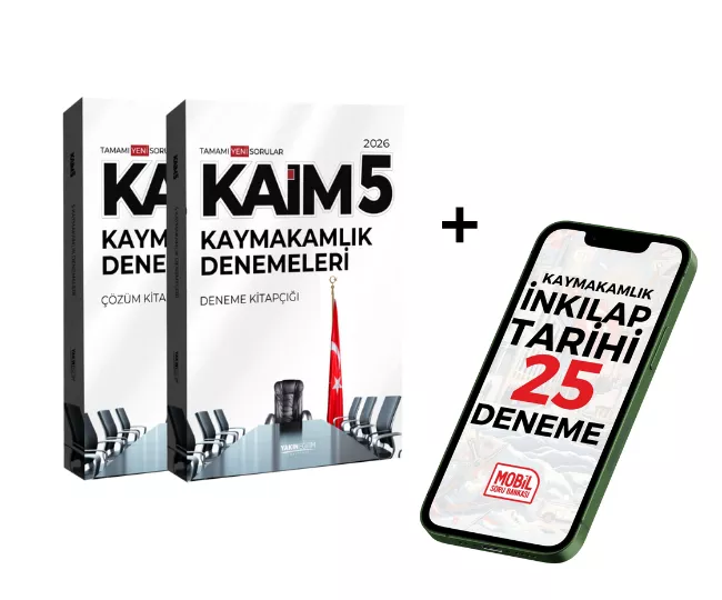 KAİM 5 KAYMAKAMLIK 5 DENEME - 25 İNKILAP TARİHİ DENEMESİ