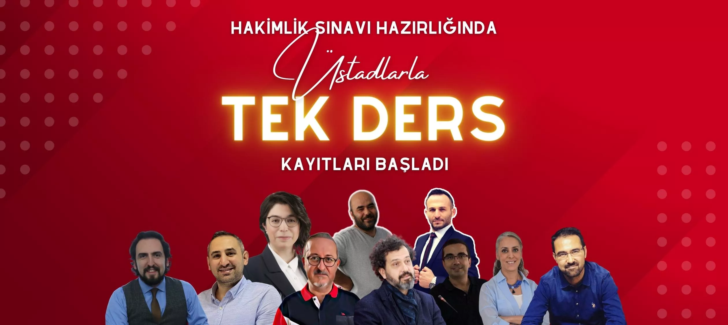 HAKİMLİK TEK DERS